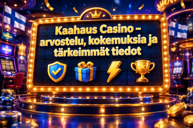 Kaahaus Casino - arvostelu, kokemuksia ja tärkeimmät tiedot