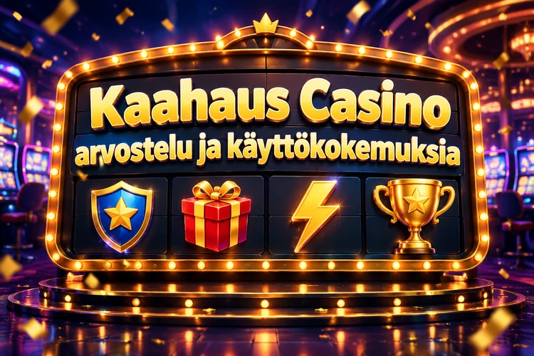 Kaahaus Casino arvostelu ja käyttökokemuksia